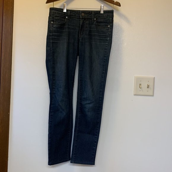Paige Medium Blue Skyline Skinny Jeans size 27 - Picture 8 of 9